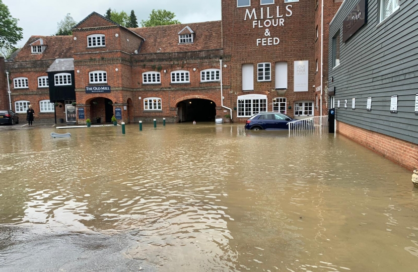 Botley Mills Flooded