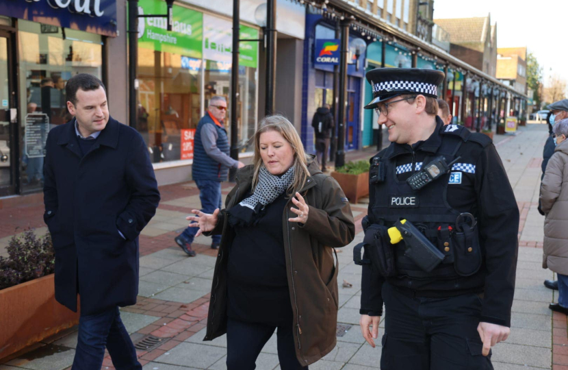 Paul with police